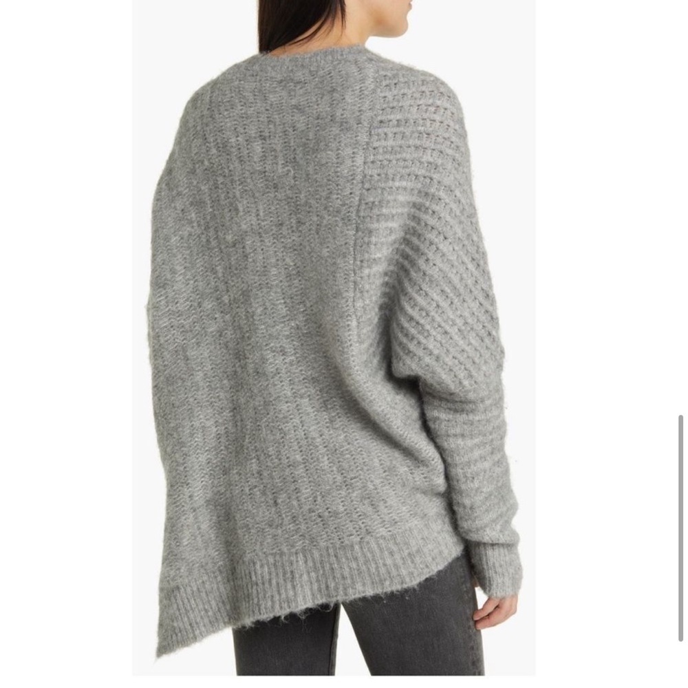 All Saints Selena Asymmetric Sweater, Alpaca Wool - Picture 5 of 16